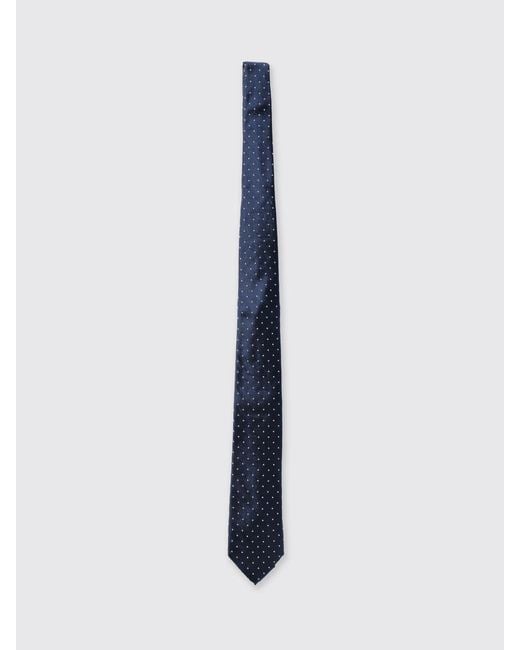 Michael Kors Blue Polka Dot Silk Tie for men