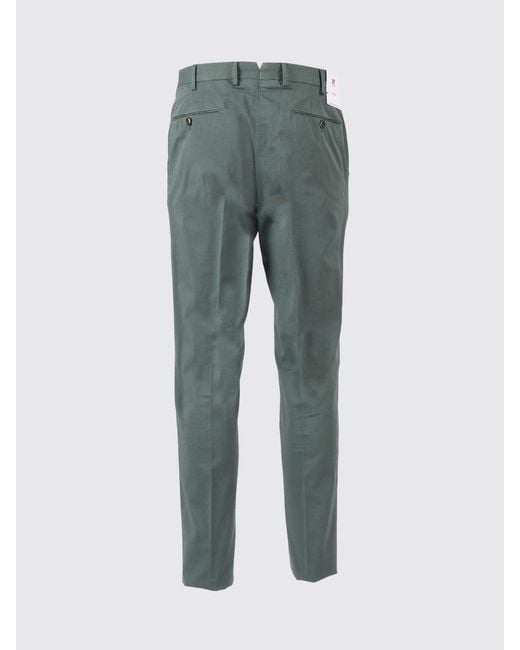 PT01 Gray Stretch Cotton Chino Trousers for men