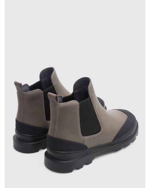 Camper Multicolor Brutus Leather Ankle Boots for men