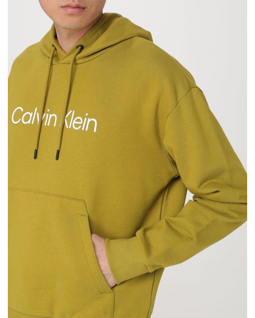 Calvin Klein Sweatshirt in Yellow für Herren