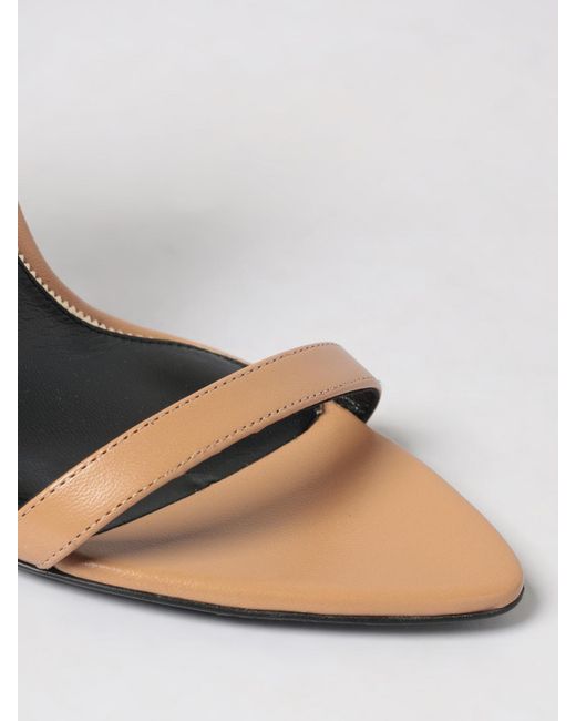 Tom Ford White Padlock Leather Sandals