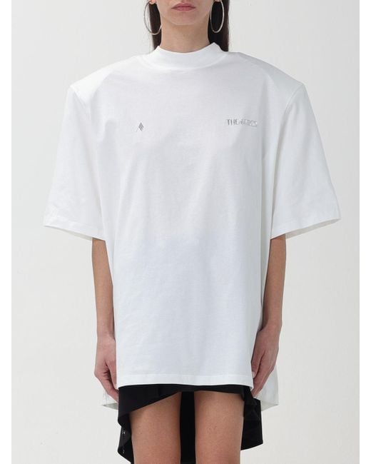 T-shirt con spalle oversize di The Attico in White