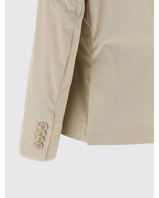Thom Browne Natural Cotton Single-Breasted Blazer