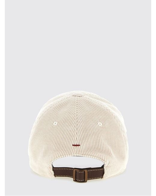 Cappello Uomo di Brunello Cucinelli in Natural da Uomo