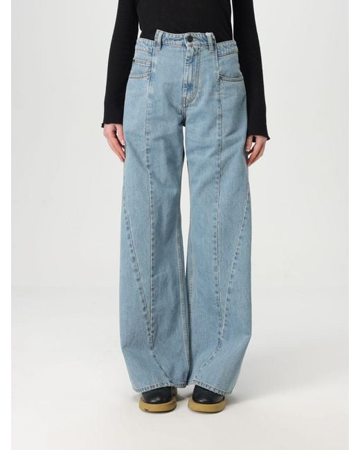 Maison Margiela Blue Décortiqué Wide-Leg Jeans