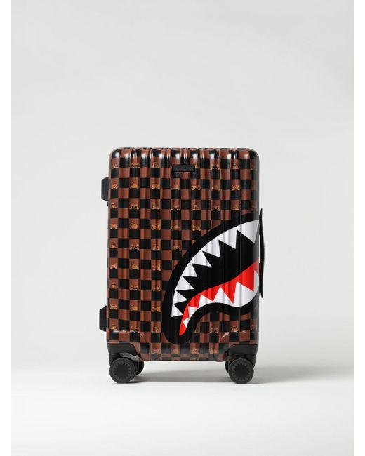 Sprayground White Suitcase for men