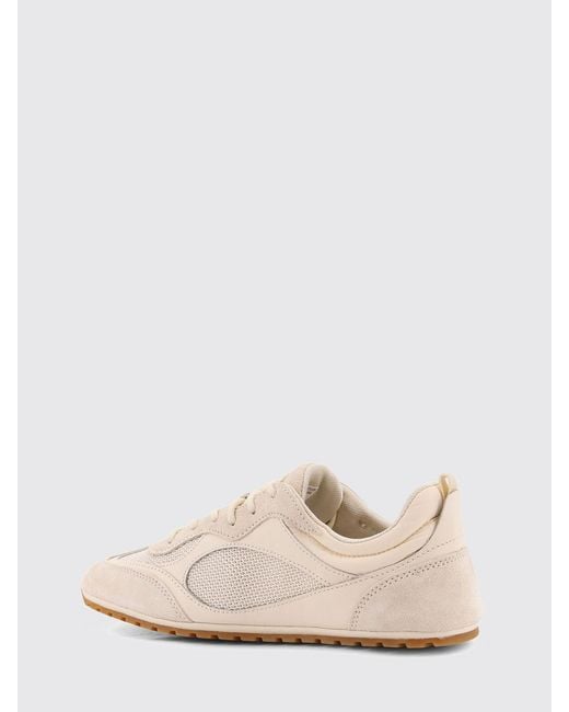 Tory Burch Pink Leather And Mesh Sneakers