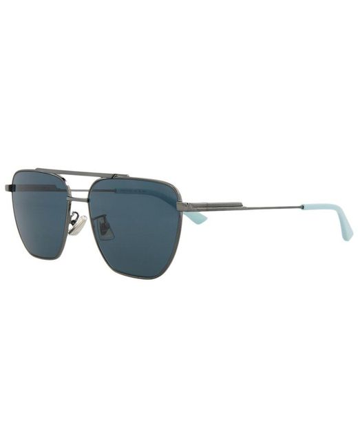 Bottega Veneta Blue Bv1236s 57mm Sunglasses for men