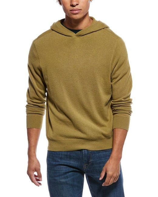 Todd Snyder Green Cashmere Hoodie for men
