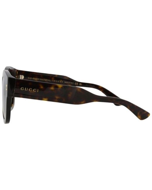Gucci Brown 53Mm Sunglasses for men