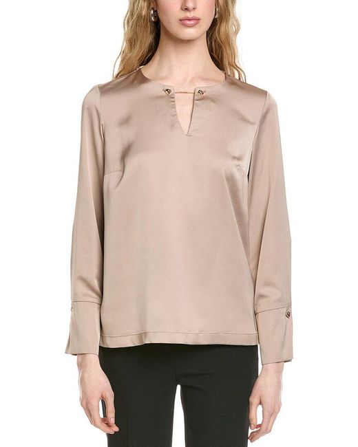 Joseph Ribkoff Natural Long Sleeve Top