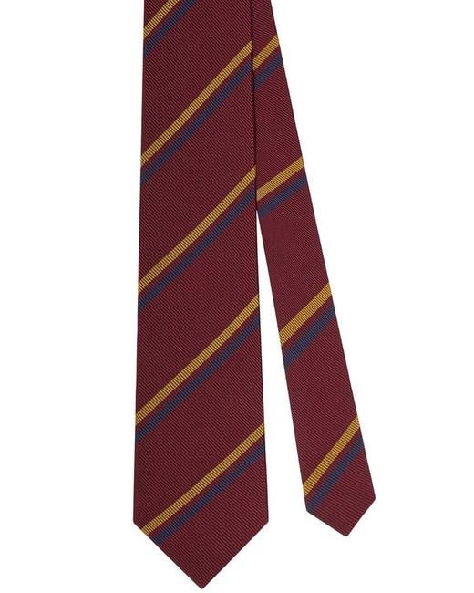 Robert Talbott Purple Silk Repp Best Of Class Necktie for men