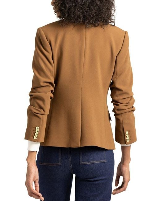 10 Crosby Derek Lam Blue Ralph Ruched Jacket