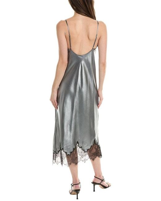 AllSaints Gray Ophelia Maxi Dress