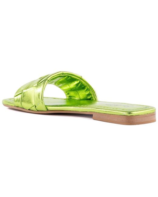 Seychelles Green Portland Leather Sandal