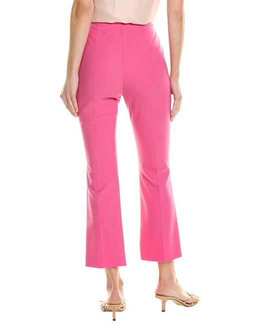 Max Mara Pink Circeo Wool-blend Trouser