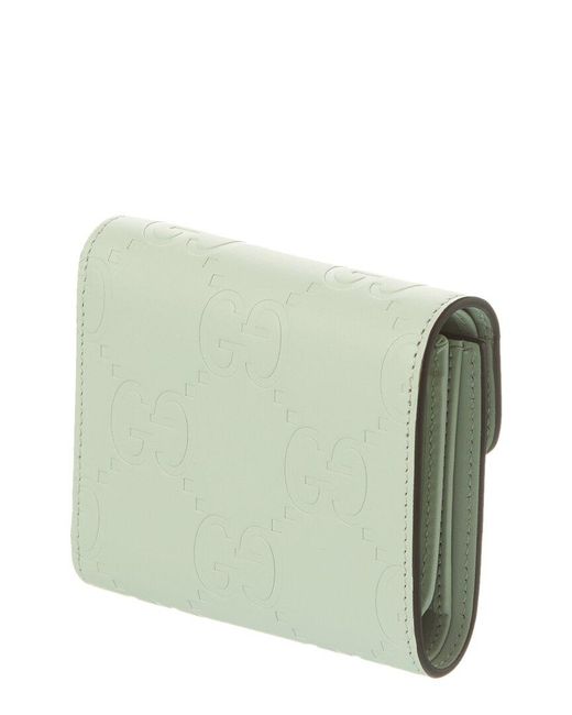 Gucci Green GG Medium Leather Wallet