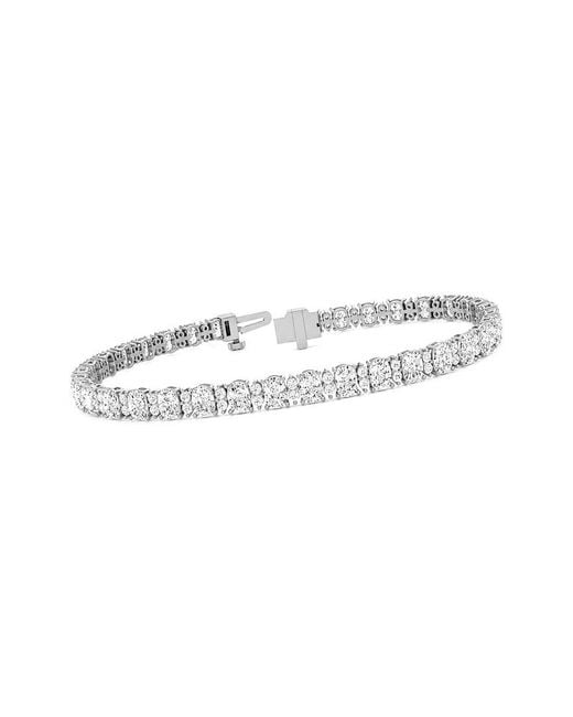 Lab Grown Diamonds White 14K 5.72 Ct. Tw. Lab-Grown Diamond Tennis Bracelet