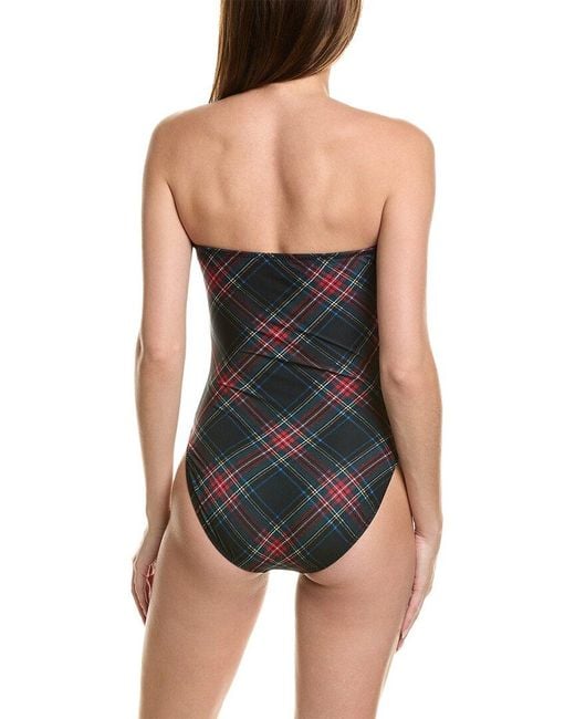Norma Kamali Blue Bishop One-Piece
