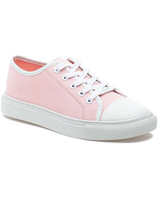 J/Slides Loren Canvas Sneaker in Pink | Lyst