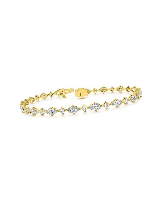 Lab Grown Diamonds White 14K 5.62 Ct. Tw. Lab-Grown Diamond Tennis Bracelet