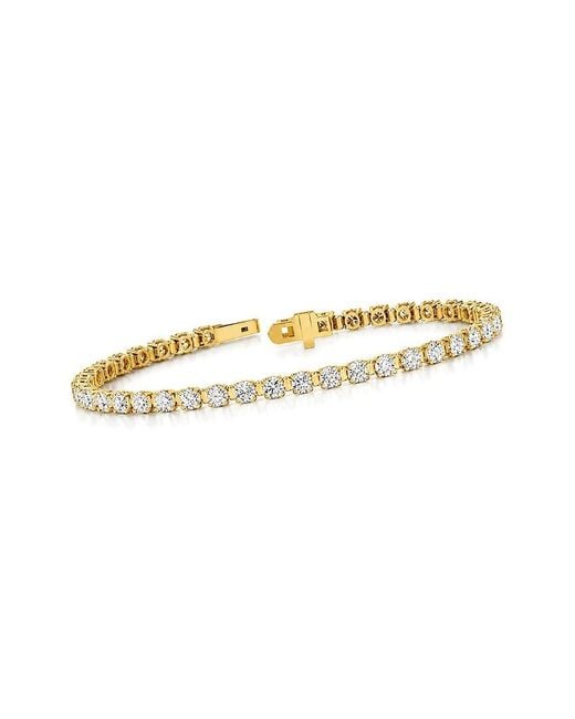 Lab Grown Diamonds White 14K 5.14 Ct. Tw. Lab-Grown Diamond Tennis Bracelet