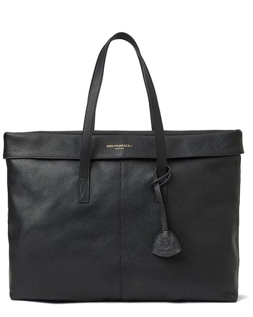 Bruno Magli Black Sophie Leather Tote