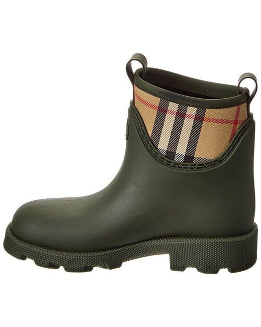 Burberry Green Marsh Rubber Bootie