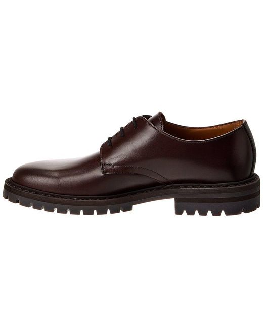 Common Projects Brown Officer's Leather Derby for men