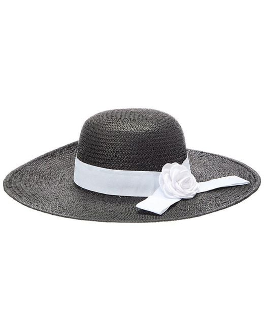 Bruno Magli Black Sun Hat