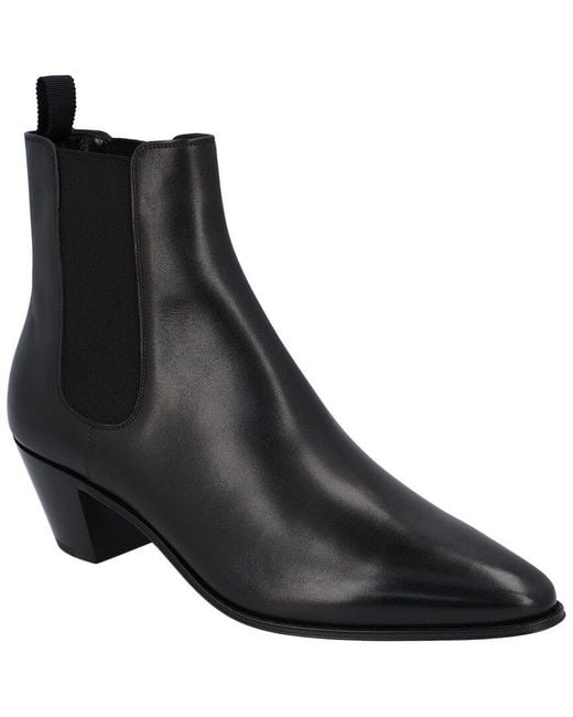 Céline Black Leather Boot for men