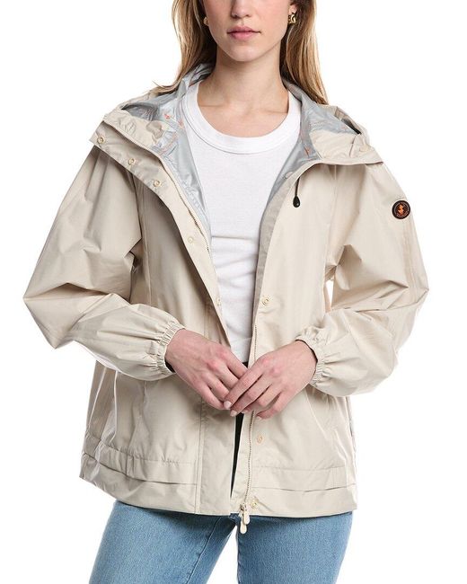 Save The Duck Natural Rain Jacket