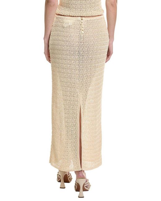 Ba&sh Natural Prettie Long Skirt