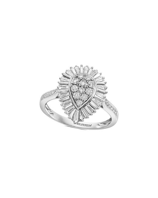 Effy Fine Jewelry White 14K 0.54 Ct. Tw. Diamond Ring