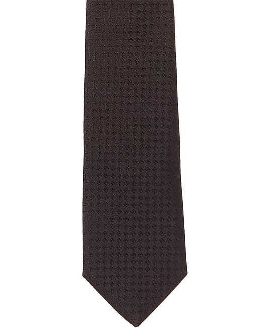 Givenchy Black Micro Design Silk Tie for men