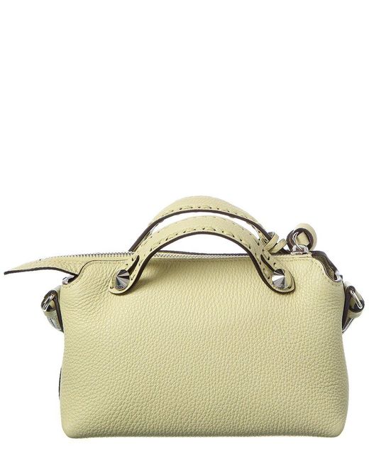 Fendi Natural By The Way Selleria Mini Leather Satchel
