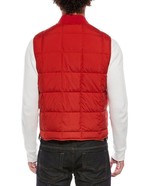 Moncler Red Puffer Vest for men