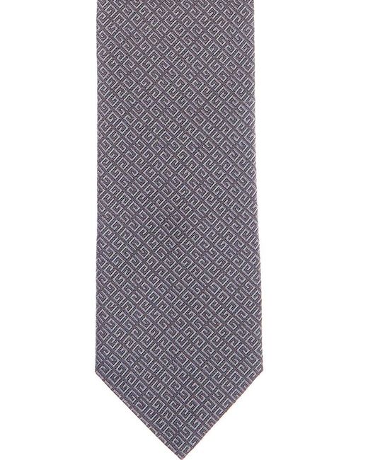 Givenchy Purple All Over 4G Silk Tie for men
