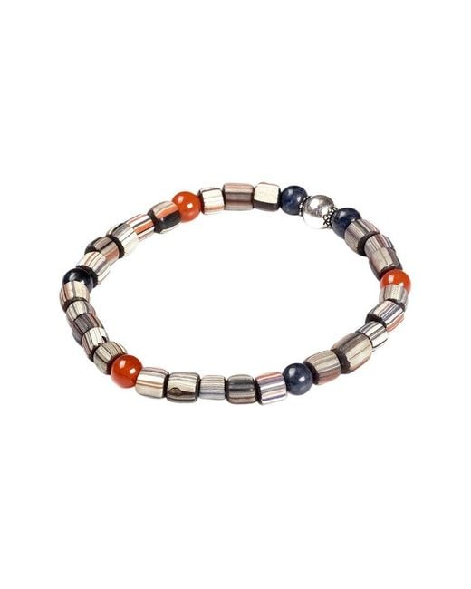 jean claude Metallic Silver Bracelet for men