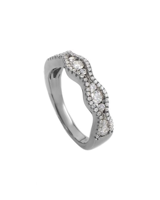 Diamond Select Cuts Metallic 18k & Rhodium 0.57 Ct. Tw. Diamond Ring