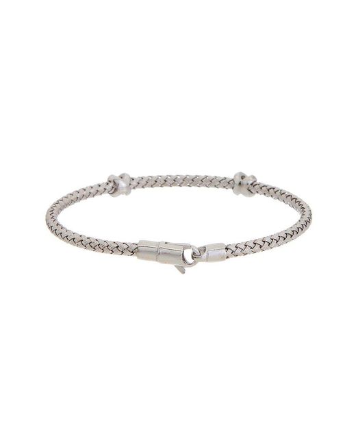 Meshmerise White 18K Over 0.1 Ct. Tw. Diamond Mesh Bangle Bracelet