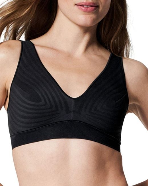 Spanx Black Haute Contour Wireless Bra
