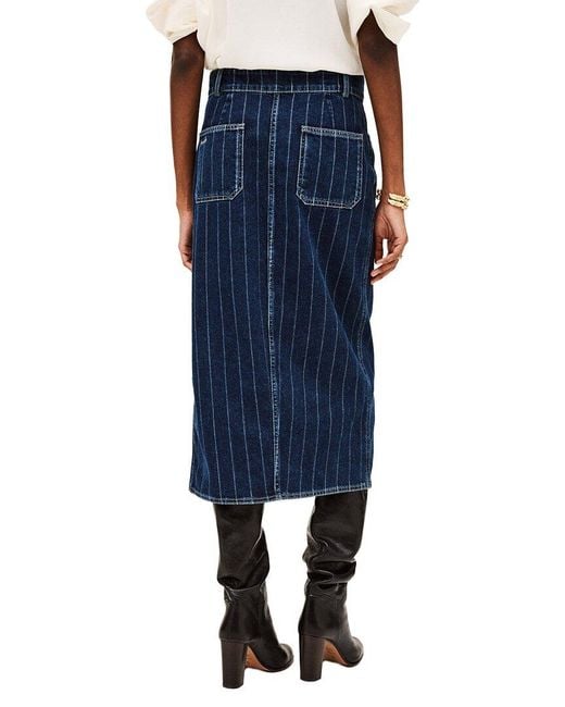 Ba&sh Blue Romy Skirt