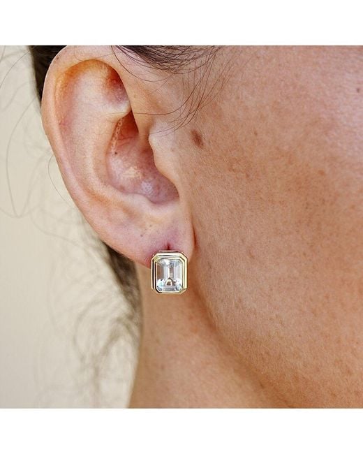 Kai Fine Jewelry Blue 14K 4.40 Ct. Tw. Aquamarine Stud Earrings