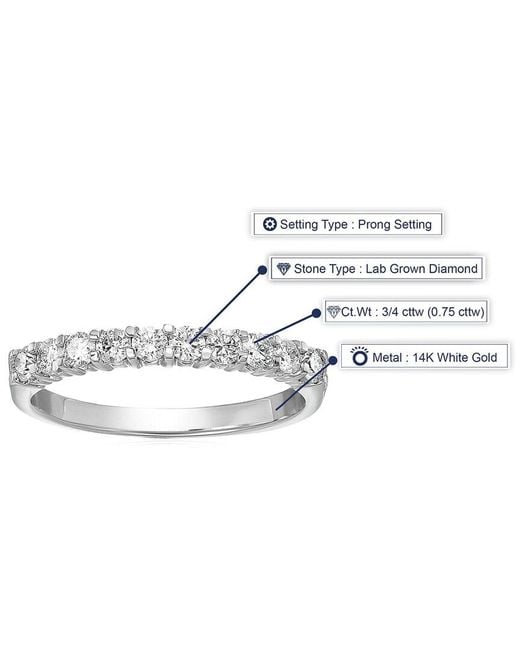 Amairah Metallic 14K 0.75 Ct. Tw. Lab-Grown Diamond Ring