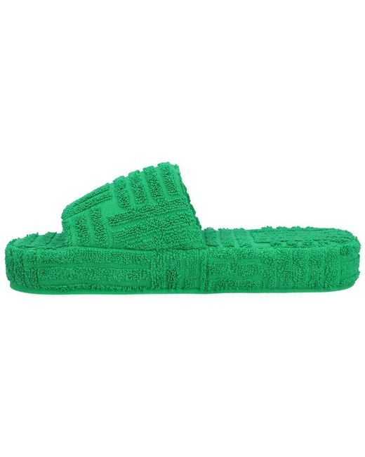 Bottega Veneta Green Cotton Resort Sponge Never Worn (Authentic Pre-Loved)