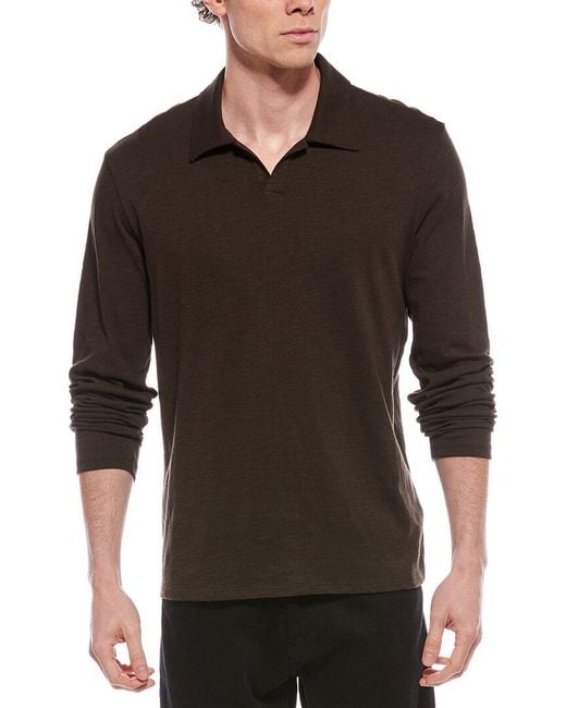 Vince Gray Johnny Collar Shirt for men