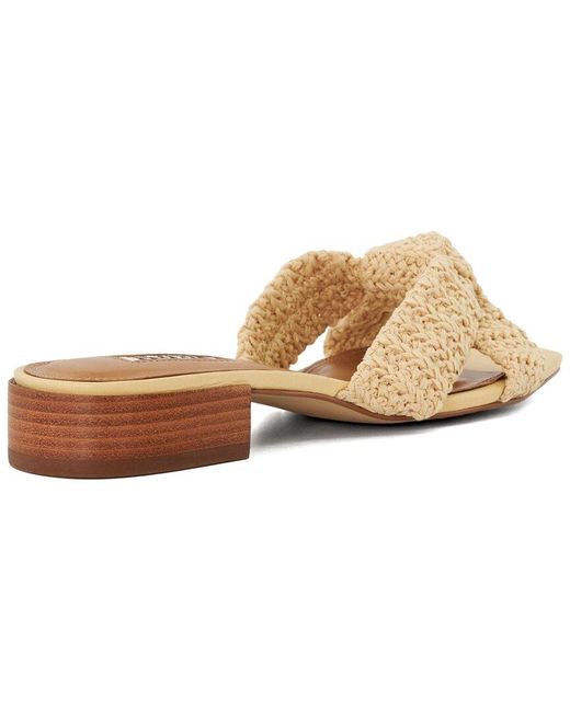 Dune White Laize Sandal