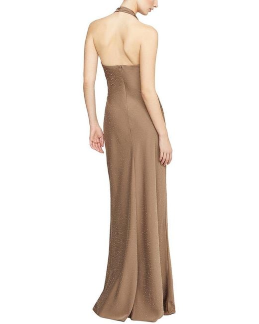 Halston Heritage Natural Sid Gown