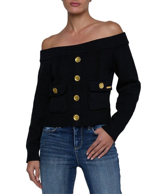 L'Agence Blue Teri Pull Over